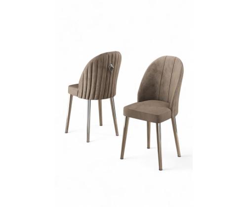 Mara - Cappuccino, Chrome