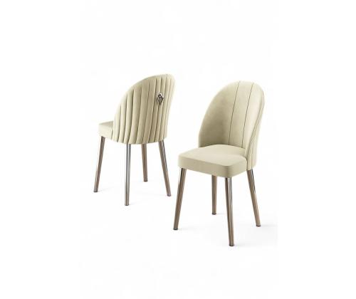 Mara - Cream, Chrome