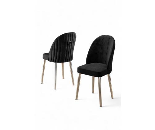 Mara - Black, Chrome