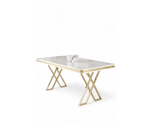 Vals - White Marble, Gold