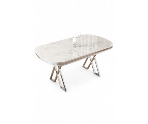 Zae - White Marble, Chrome