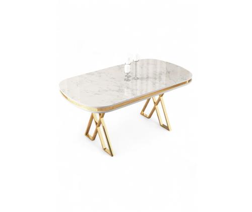 Zae - White Marble, Gold