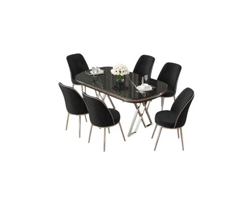 Lai - Black Marble, Chrome, Black