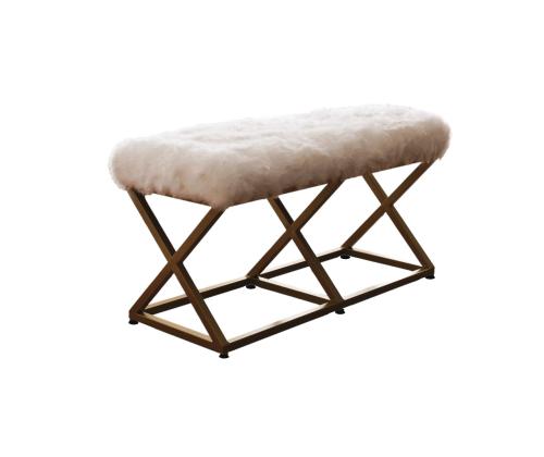 Capraz Pelush - Gold, White