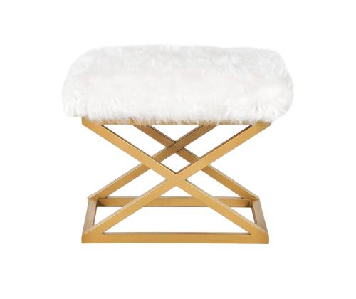 Capraz Plush - Gold, White