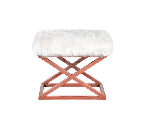 Capraz Plush - Copper, White