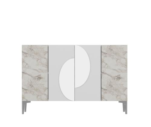 Afra KM120 - White, Silver