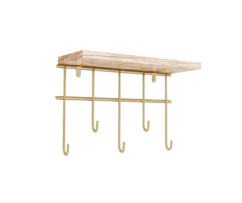 Dekoratif Duvar Rafı ve Askılık