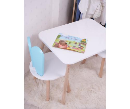 Bunny One Chair Set - Baby Blue, White