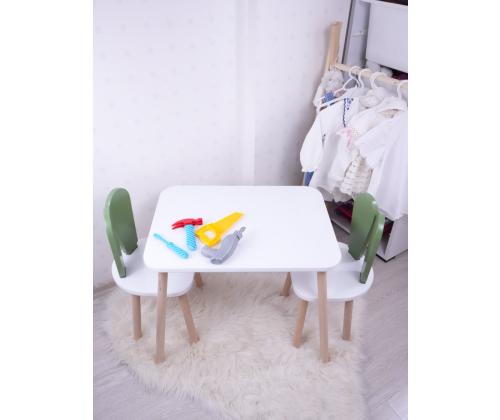 Bunny Two Chair Set - Green, White