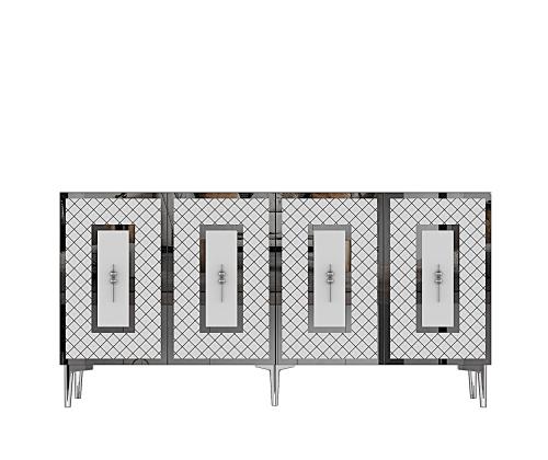 Puma 150 - Sapphire Oak, White, Silver