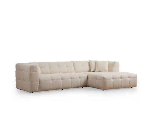 Cady 3 Seater Right - Beige