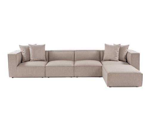 Sora (L1-O1-O1-1R-POUFFE ) - Sand Beige