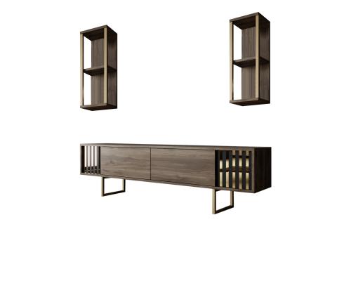 Gold Line - Walnut, Black