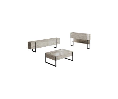 Luxe Set - Travertine, Black