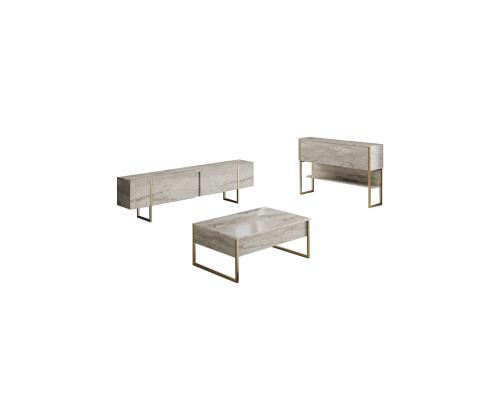 Luxe Set - Travertine, Gold