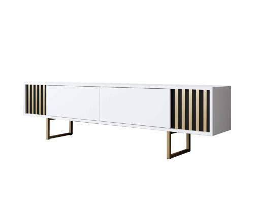 Gold Line - White, Gold