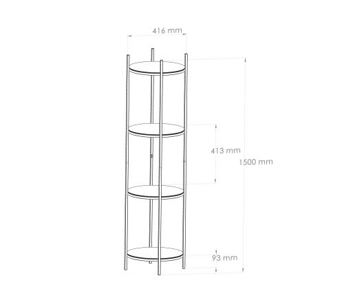 Vogue - Black, Smoked Glass