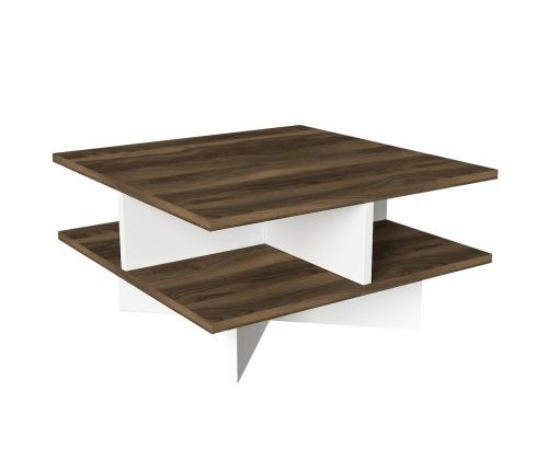 Hamton - Walnut, White