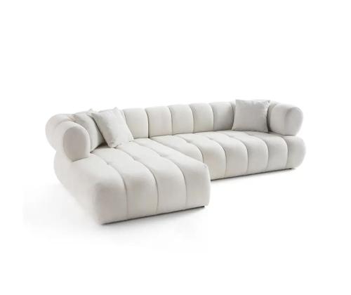 Diivan Petra Left - White