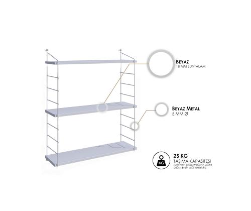 Armoni 3'lü - Shiny White