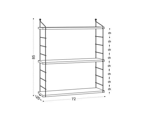 Armoni 3'lü - Travertine