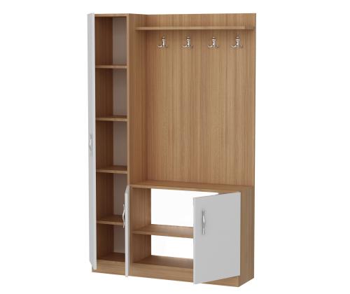 Naturel - Teak, White