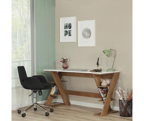 Lungo - Dark Oak, White