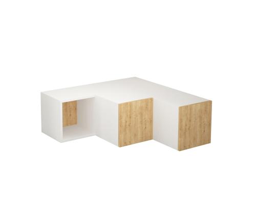 Compact - White, Oak