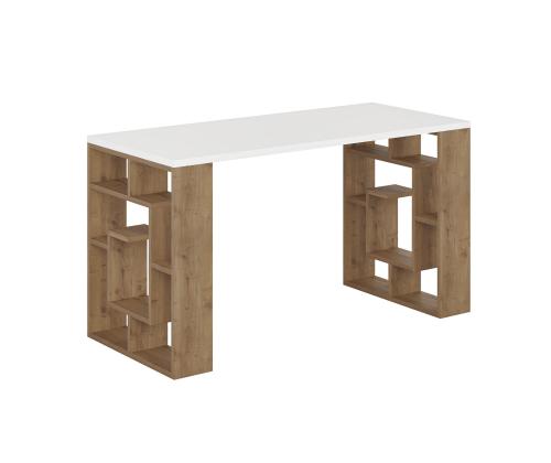 Maze - White, Dark Oak