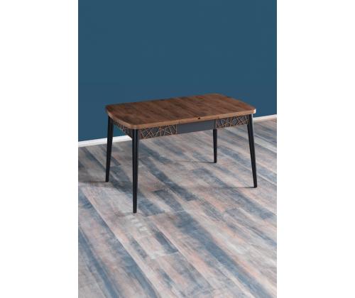 Amalfi Motif - Walnut, Black