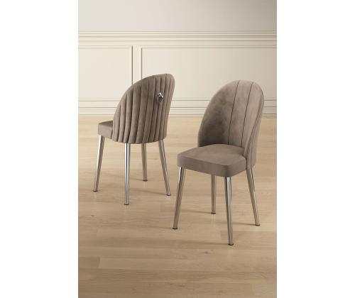 Mara - Cappuccino, Chrome