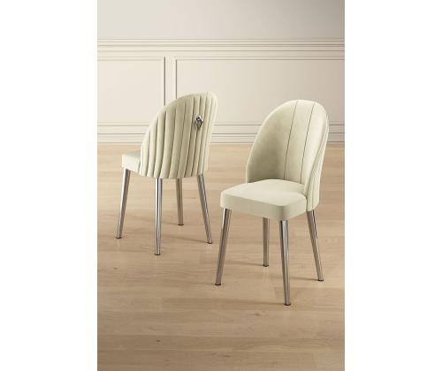 Mara - Cream, Chrome