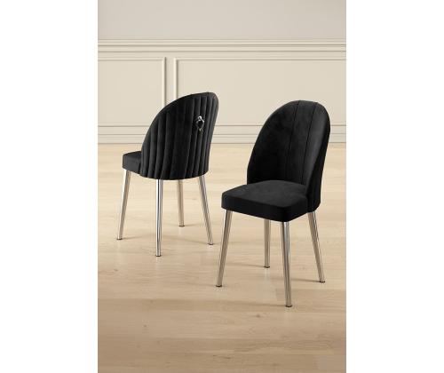 Mara - Black, Chrome