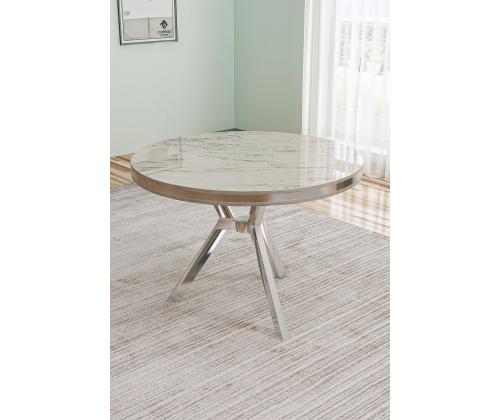 Mos - White Marble, Chrome