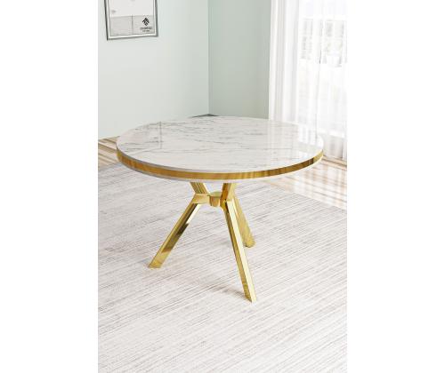 Mos - White Marble, Gold