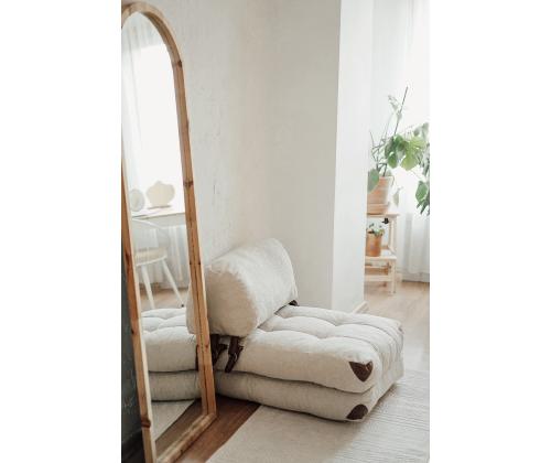 Diivan Fold Teddy - Cream