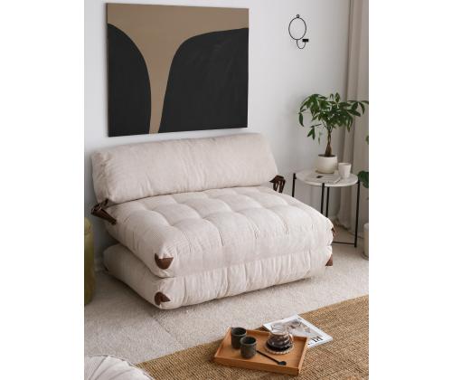 Diivan Fold Kadife 2 - White