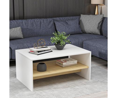 Apollon - White, Sapphire Oak