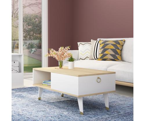 Delux - Sapphire, White