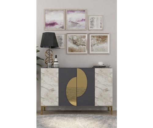 Afra KM120 - Anthracite, Gold