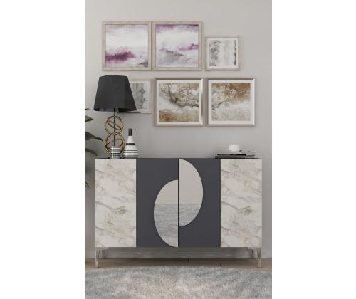 Afra KM120 - Anthracite, Silver