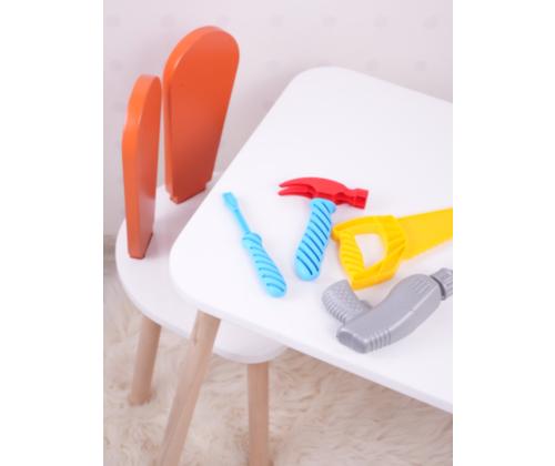 Bunny One Chair Set - Orange, White