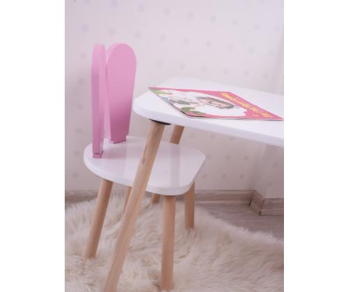 Bunny One Chair Set - Pink, White