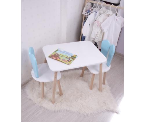 Bunny Two Chair Set - Baby Blue, White