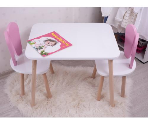 Bunny Two Chair Set - Pink, White