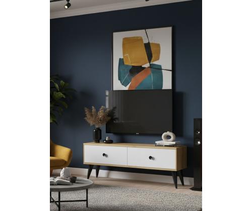 Mona 120 - Sapphire Oak, White