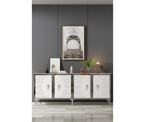 Tuna 180 - Sapphire Oak, White, Silver