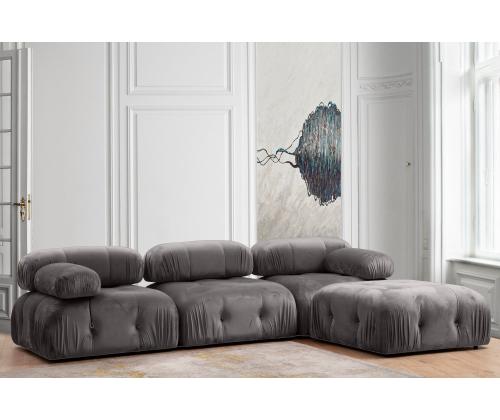 Bubble Corner ( L1-O1-1R -Puf) - Grey