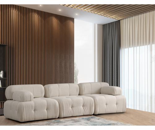 Doblo 3 Seater ( L1-O1-1R) - Cream Bouclette